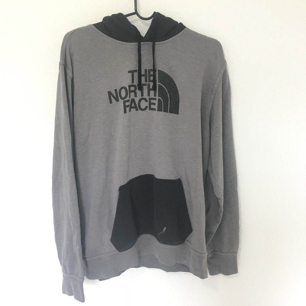 North Face Hoodie Large Men’s Grey and Black
